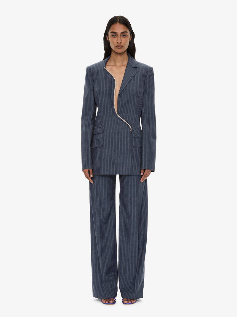 Torrent Pinstripe Blazer - Image 1