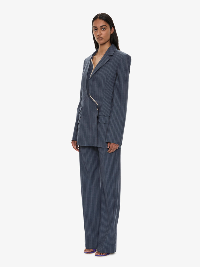 Torrent Pinstripe Blazer - Image 3