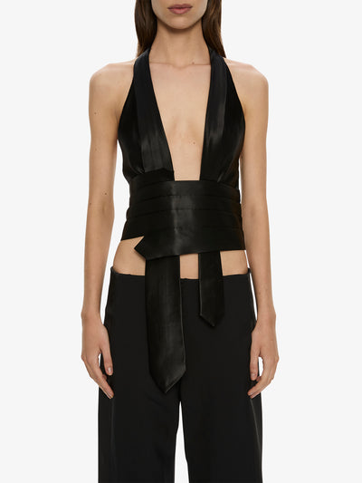 Tuxedo Contrast Wool Trouser