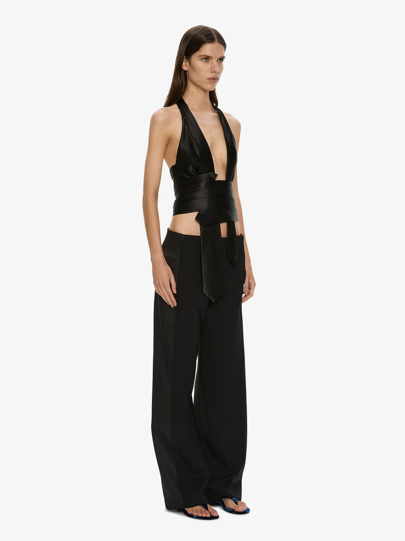 Tuxedo Contrast Wool Trouser - Image 2