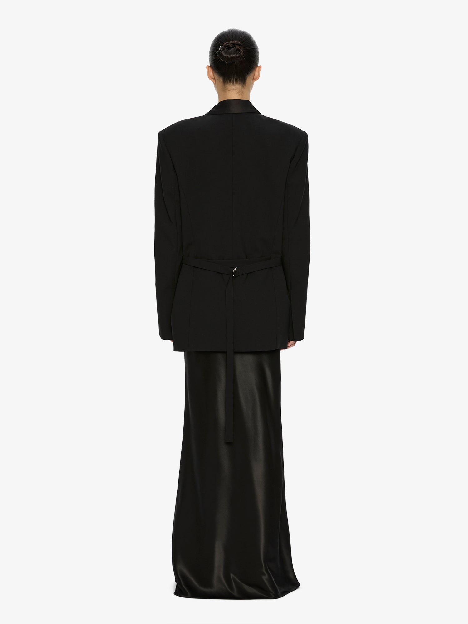 Tuxedo Contrast Wool Blazer