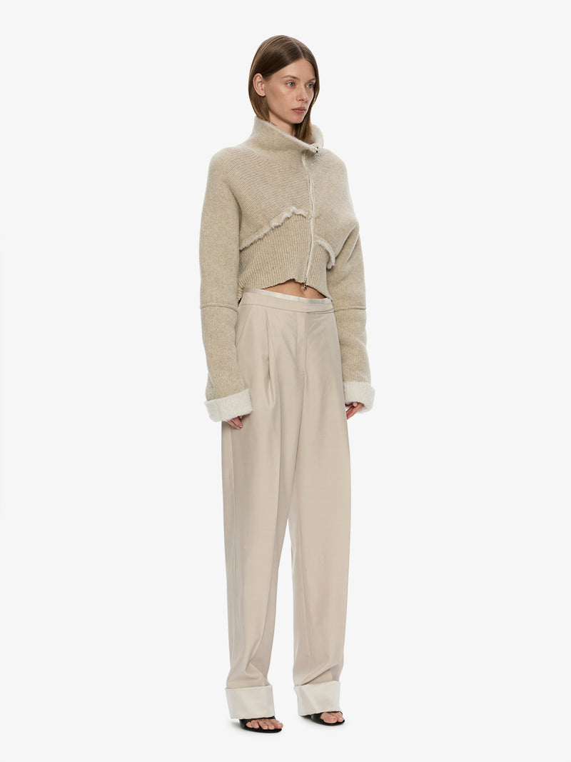 Rowan Sateen Cuffed Trouser - Image 2