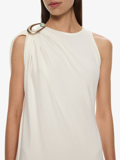 Stone Pin Column Tee Dress