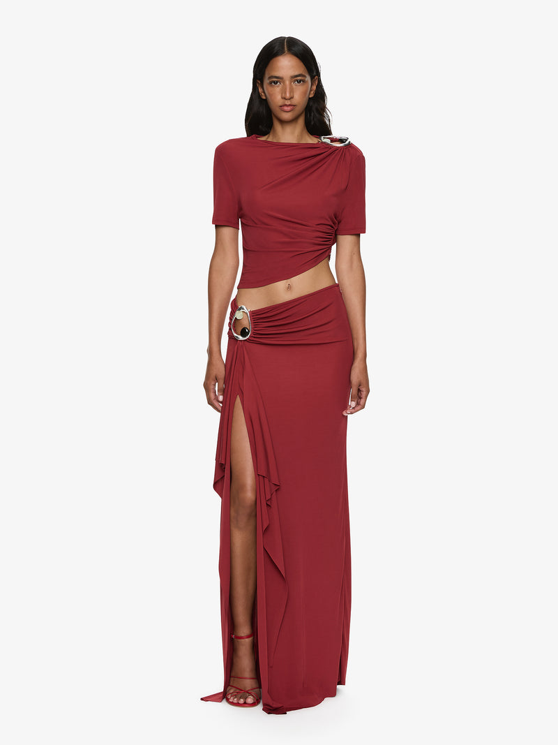 Orica Crystal Cascade Jersey Skirt - Image 1