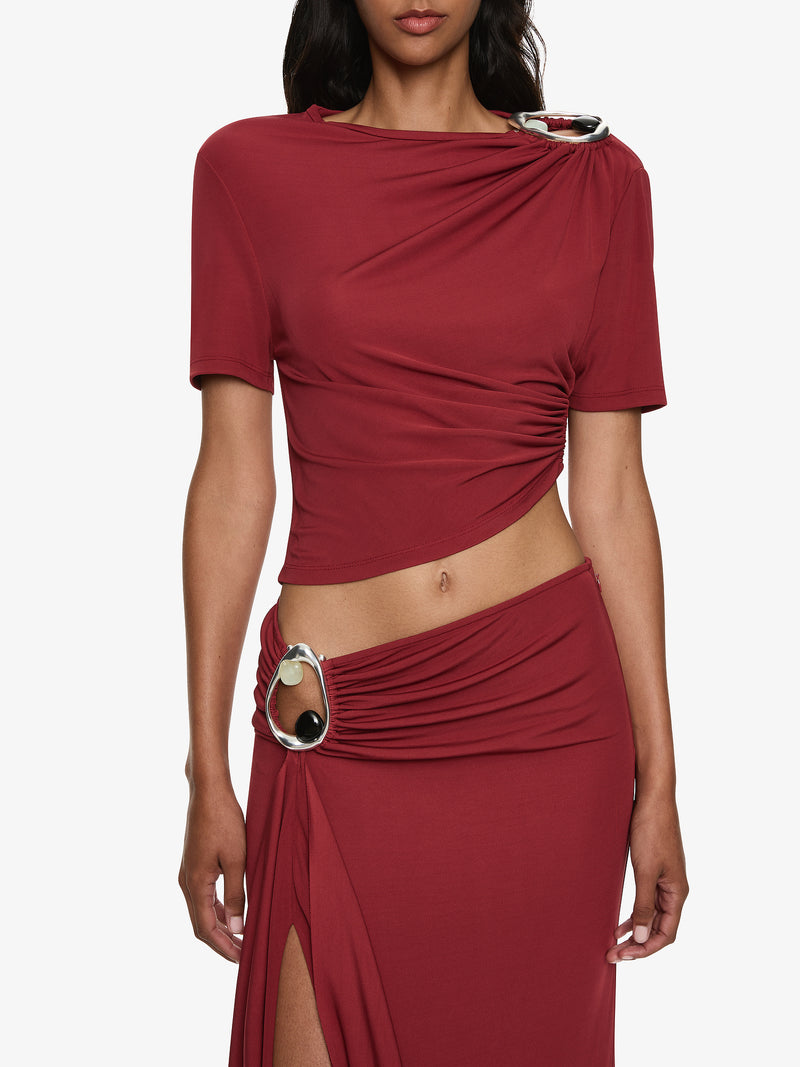 Orica Crystal Cascade Jersey Skirt - Image 4