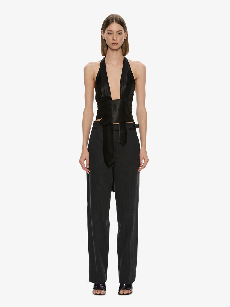 Reyer Satin Tie Top - Image 2