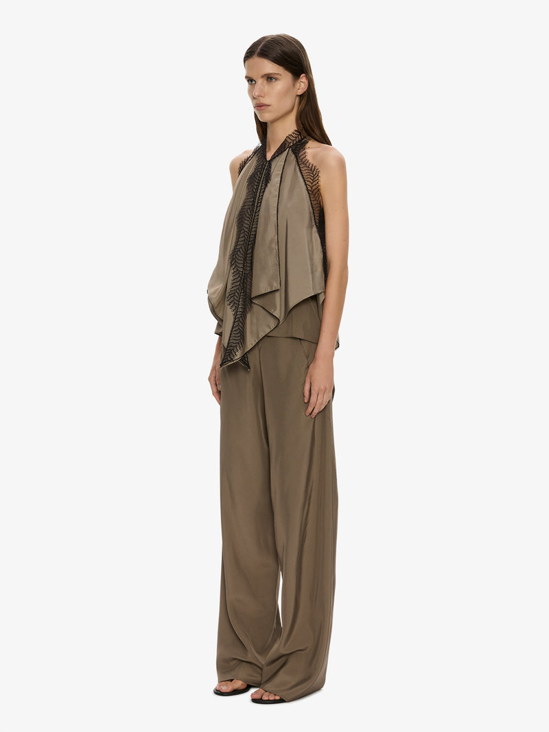 Vera Split Lace Handkerchief Top - Image 3