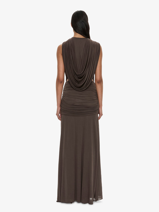 Ripple Drape Gown