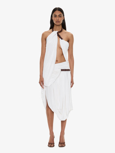 Chime Necklace Drape Dress