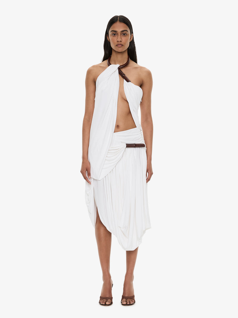 Chime Necklace Drape Dress - Image 1