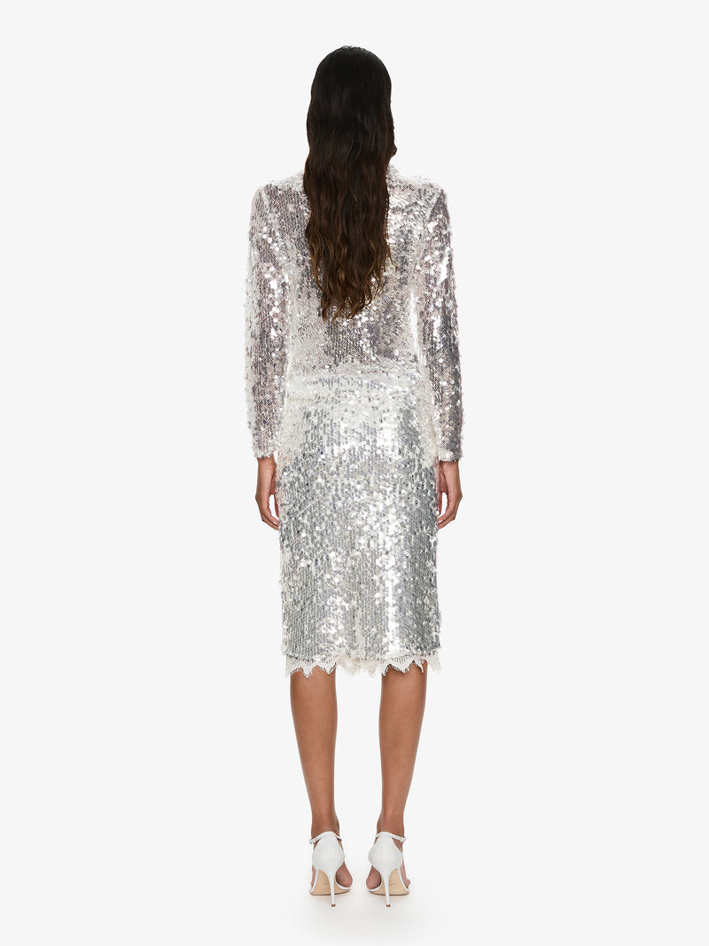 Opaline Sequin Skirt - Image 4