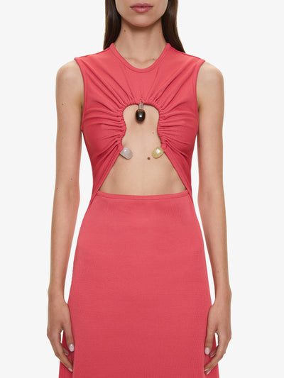 Hiero Crystal Disconnect Tank Dress