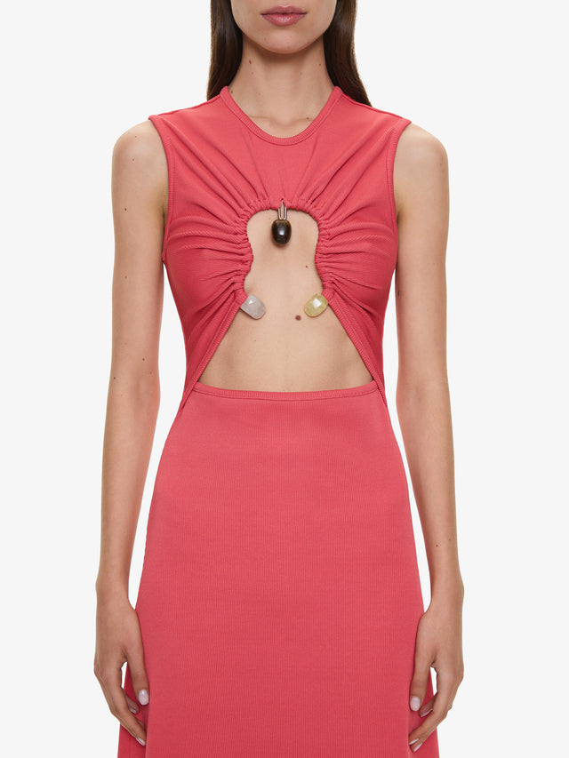 Hiero Crystal Disconnect Tank Dress