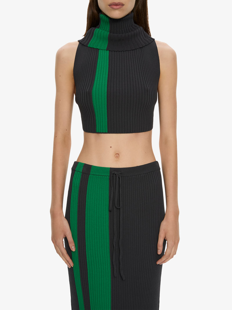 Mach Stripe Tie Skirt - Image 3