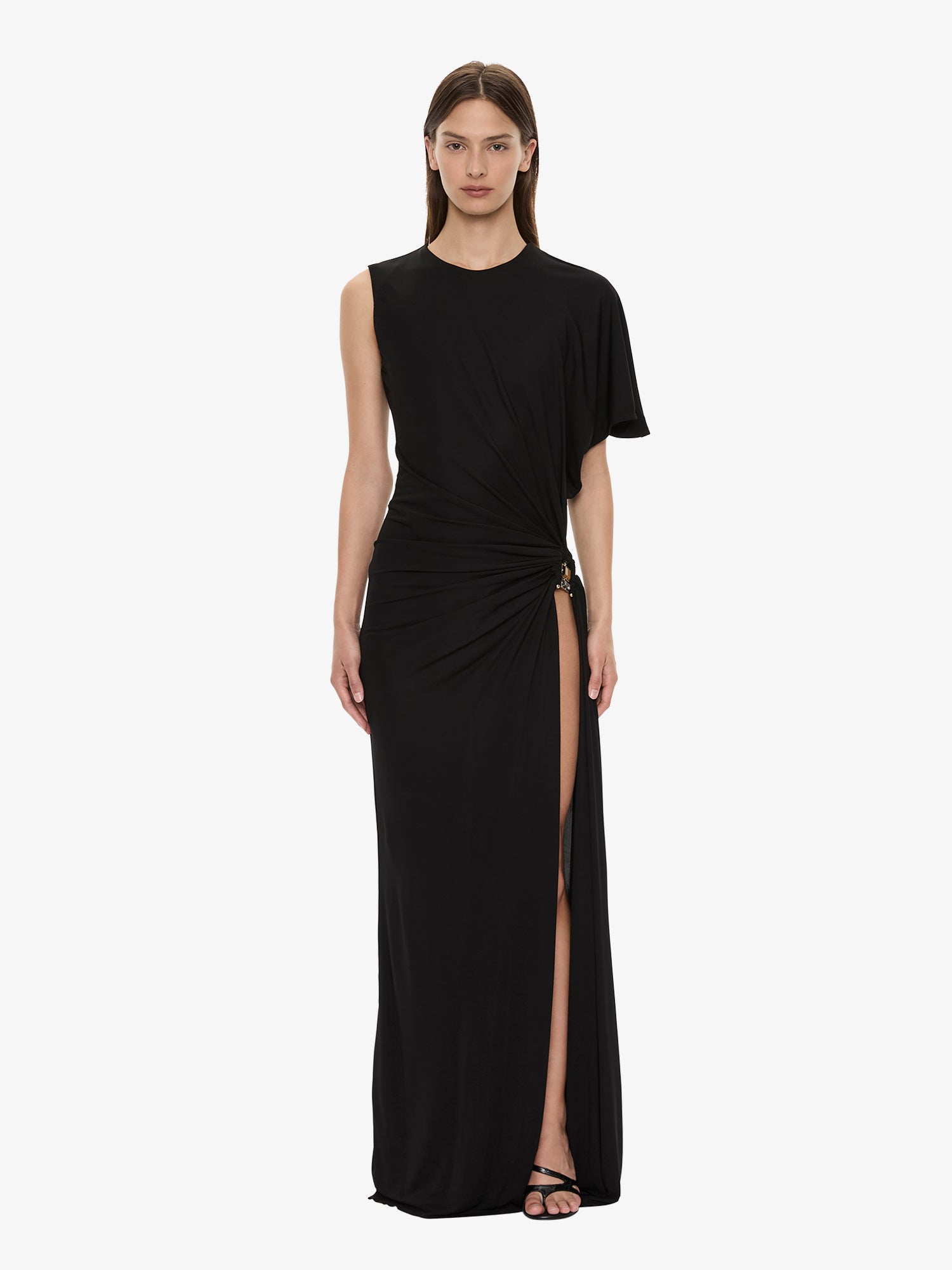 Bezel Quartz Draped Tank Dress