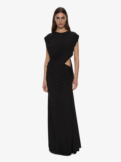 Twisted Lever Rolled Up Tee Dress