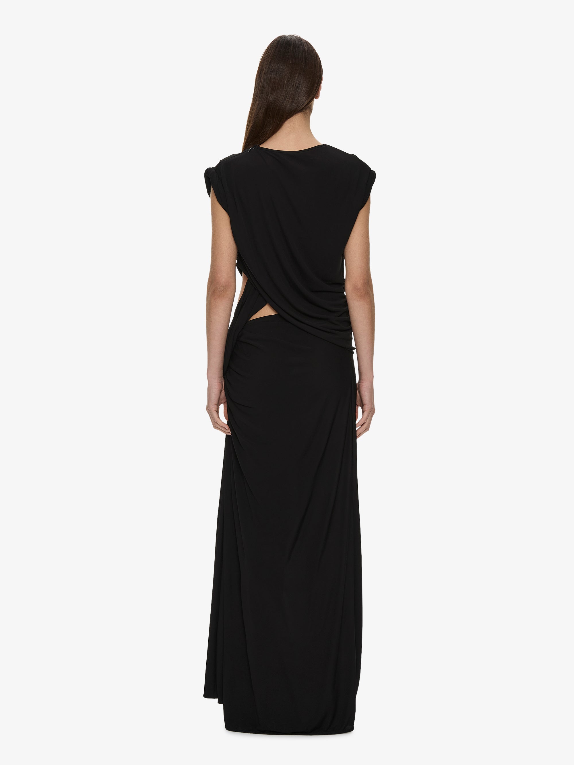 Twisted Lever Rolled Up Tee Dress