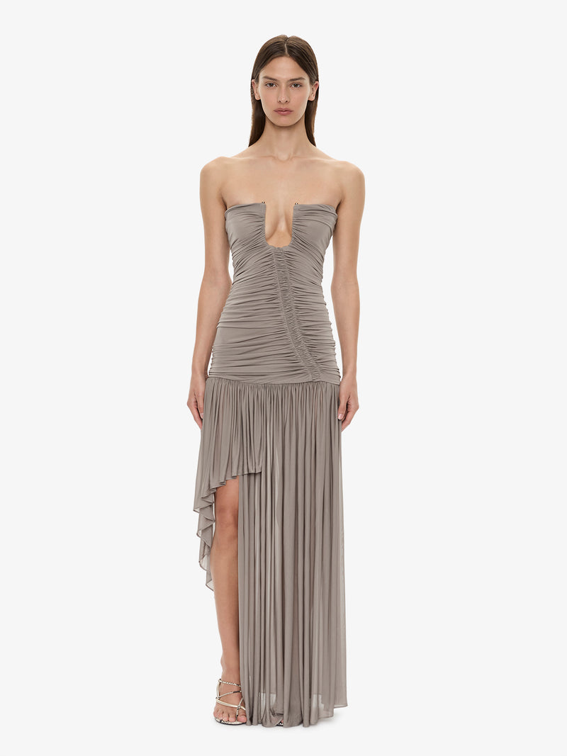 Arced Orion Strapless Gown - Image 1