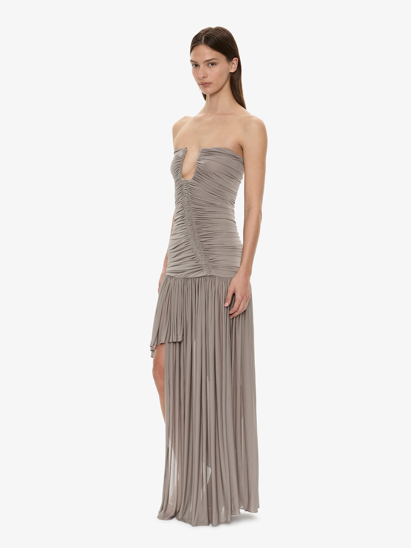 Arced Orion Strapless Gown - Image 4