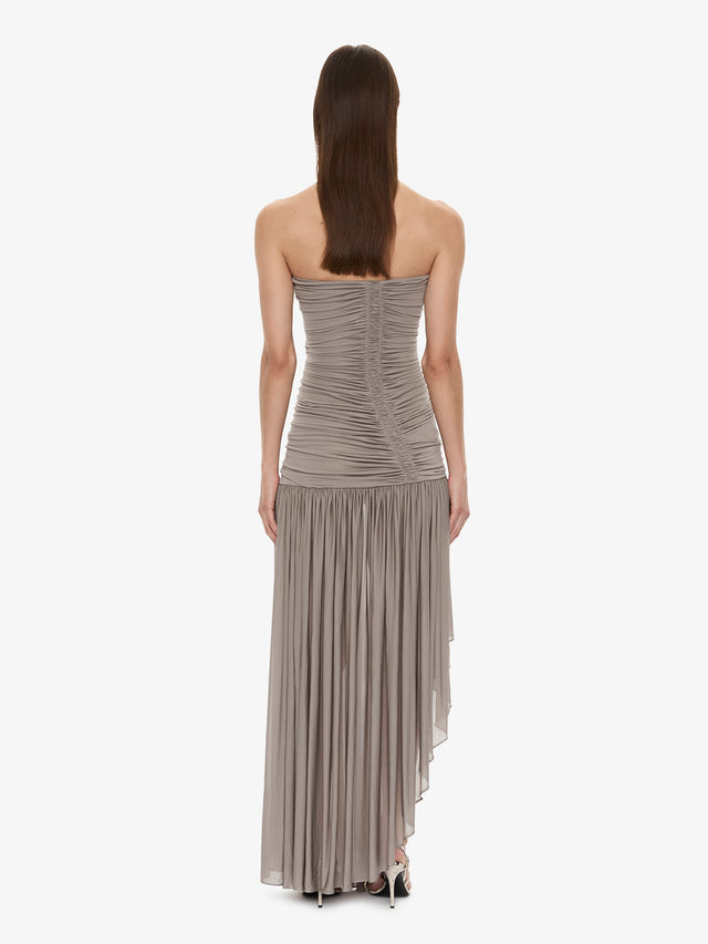 Arced Orion Strapless Gown