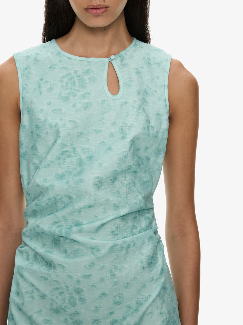 Light Leak Jacquard Loophole Mini Dress - Image 2