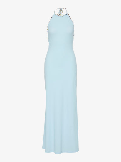 christopher esber bezel quartz halter dress Christopher Esber Bezel Quartz Halter Column Dress