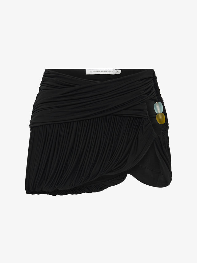 Beach Glass Bubble Mini Skirt