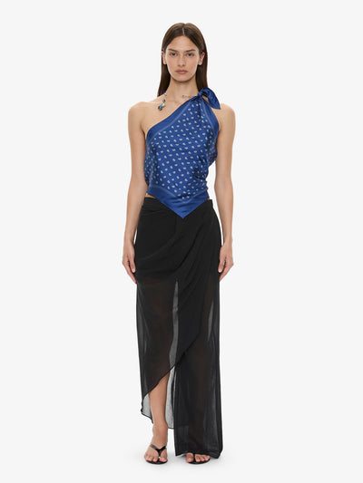 Bandana Scarf Tie Top