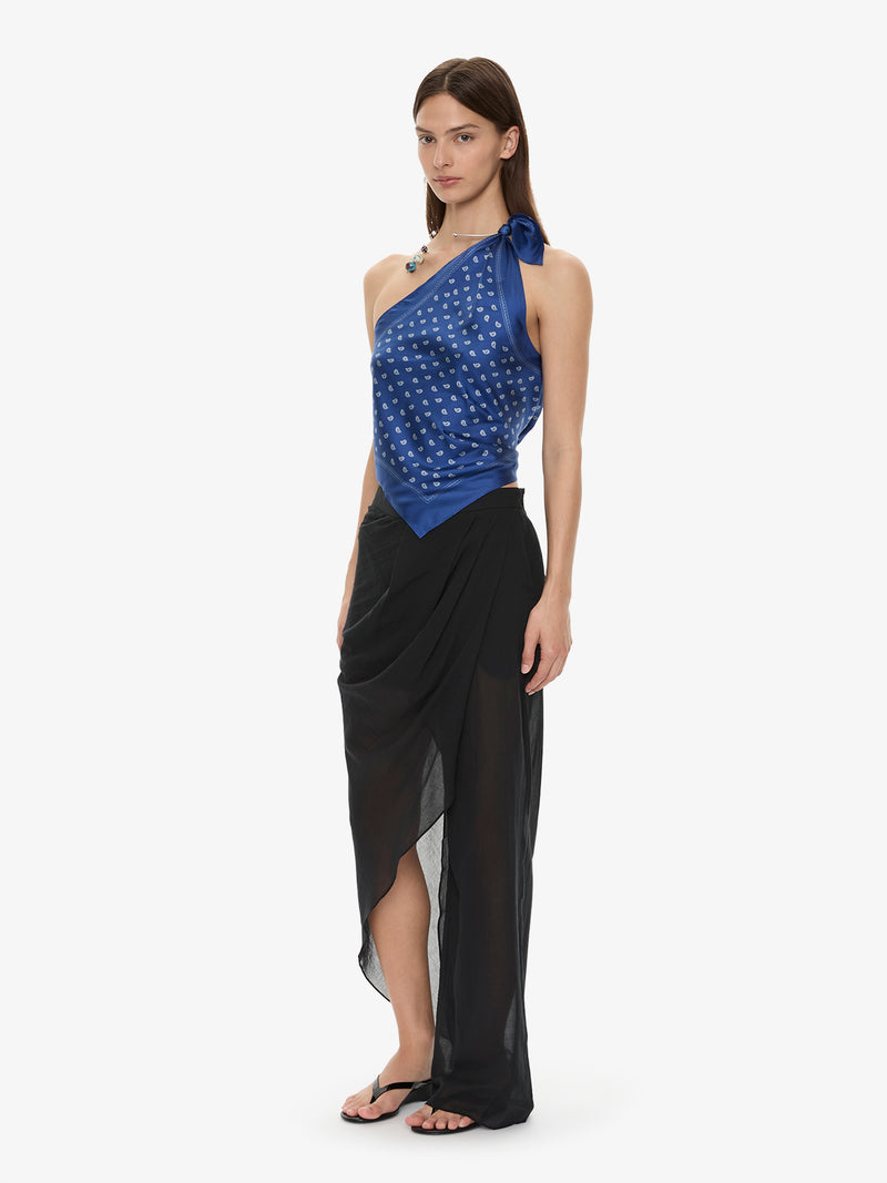Bandana Scarf Tie Top - Image 3