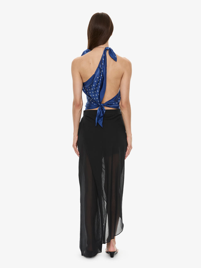 Bandana Scarf Tie Top