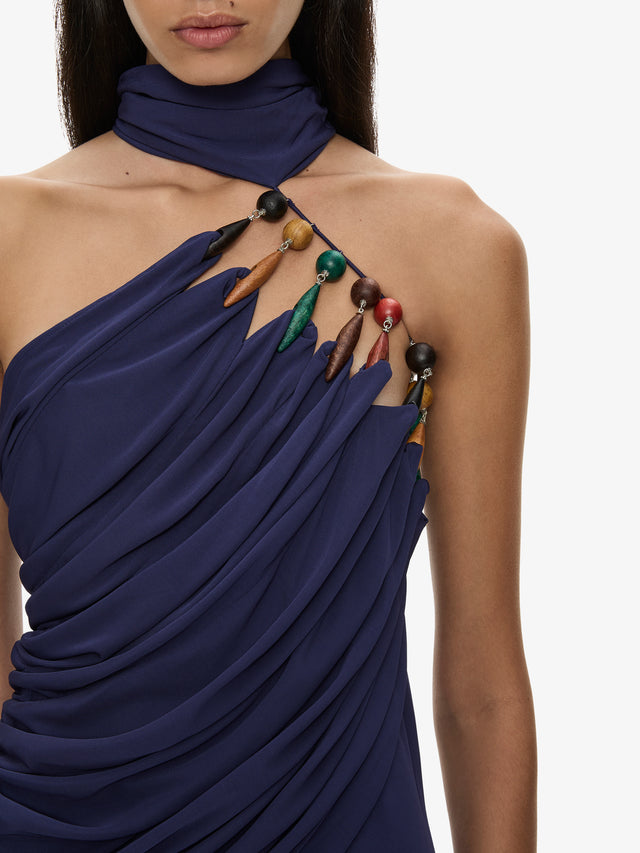 Tropique Droplet Halter Dress