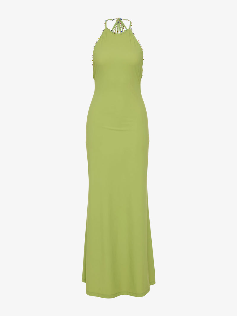 Beach Quartz Halter Lycra Dress - Image 5