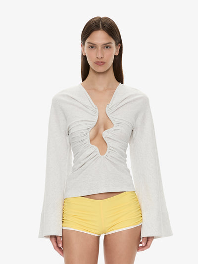 Salacia Ruched Long Sleeve Top
