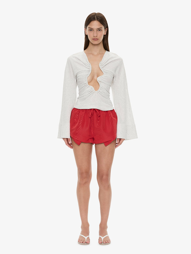 Salacia Ruched Long Sleeve Top