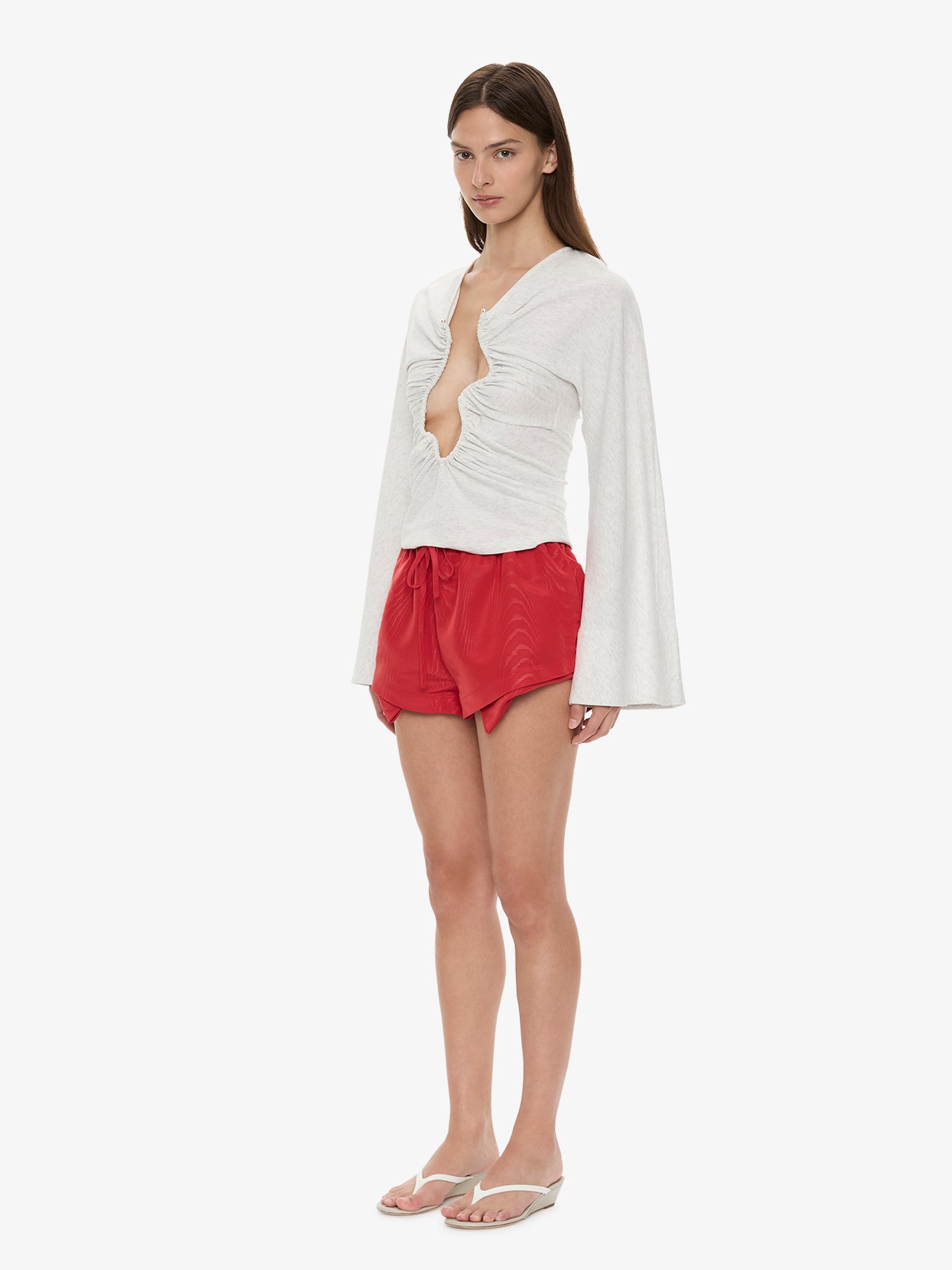 Salacia Ruched Long Sleeve Top
