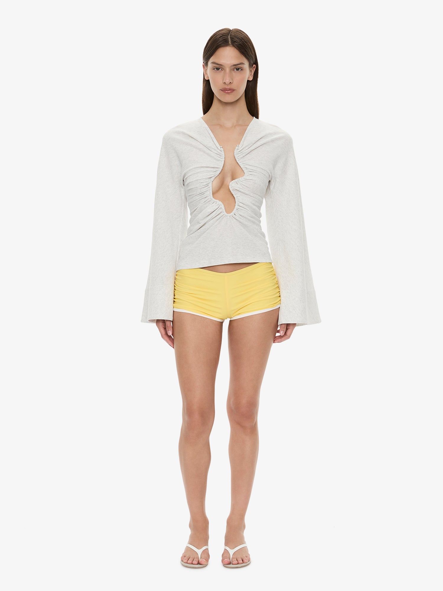 Salacia Ruched Long Sleeve Top
