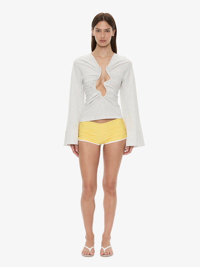 Salacia Ruched Long Sleeve Top