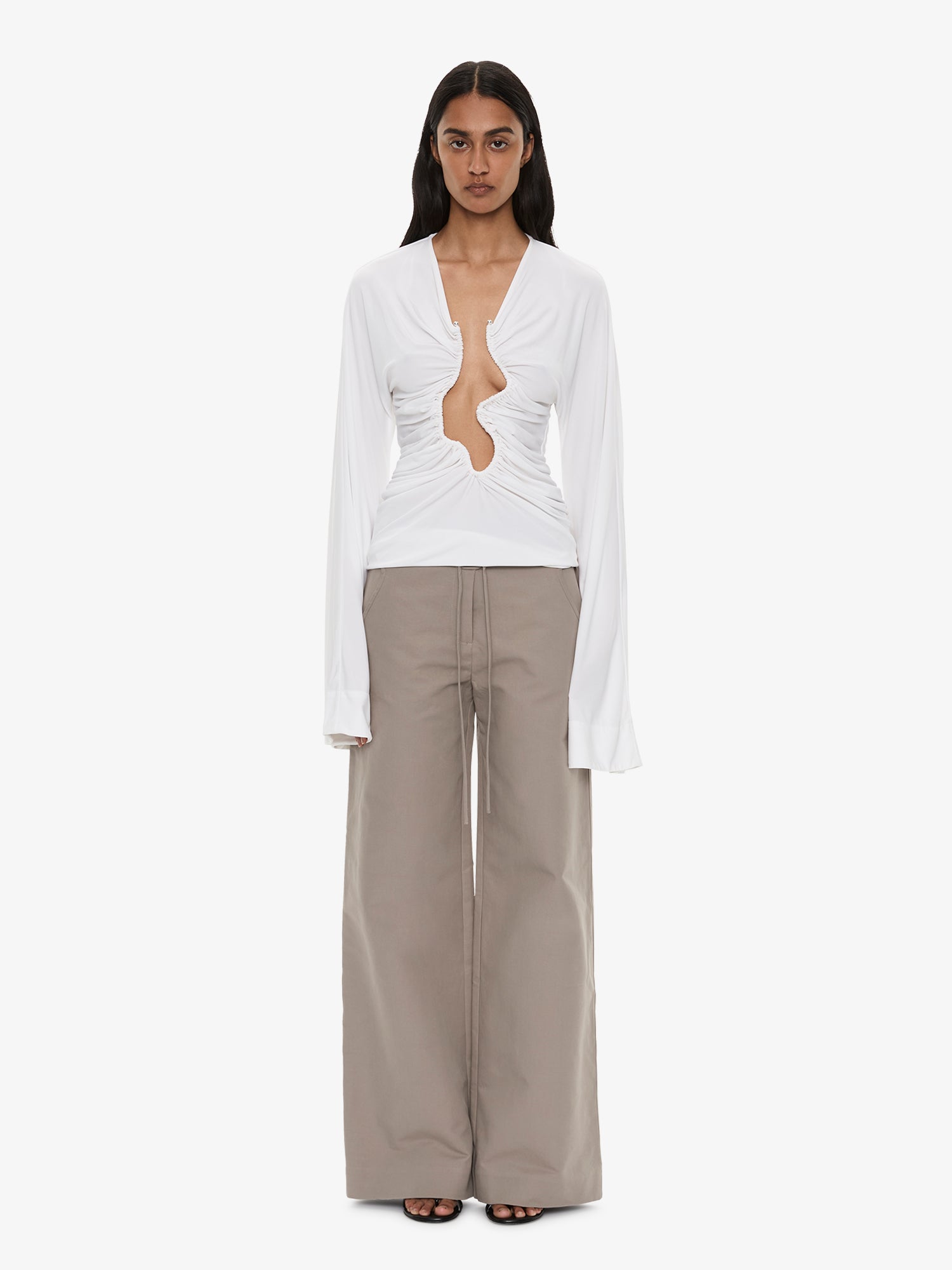Salacia Ruched Long Sleeve Top
