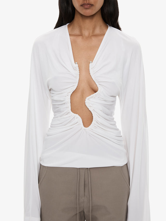 Salacia Ruched Long Sleeve Top