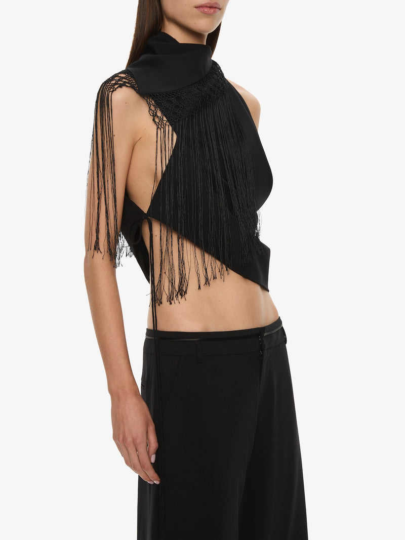 Unravel Macrame Wrap Top - Image 4