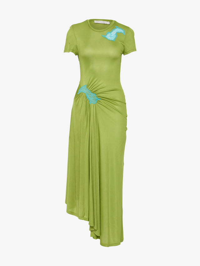 Christopher Esber | Delphin Lace Rib Tee Dress Christopher Esber | Delphin Lace Rib Tee Dress