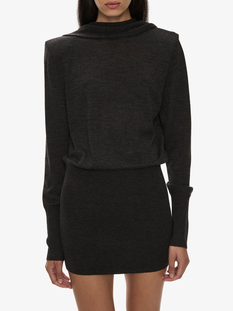 Cesura Cowl Sweater Dress - Image 4