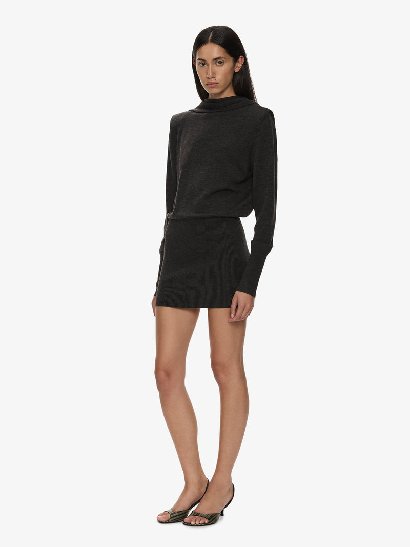 Cesura Cowl Sweater Dress - Image 2
