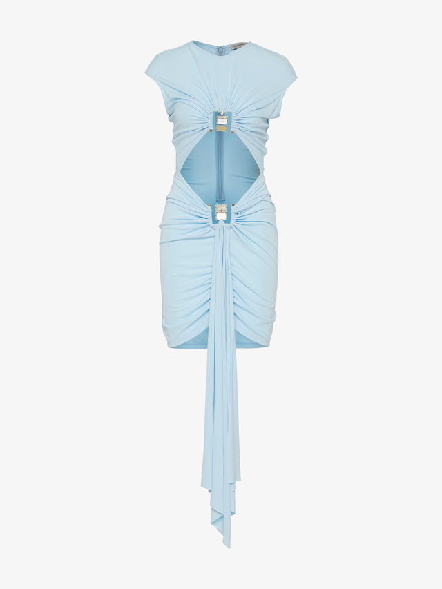 Christopher Esber | Bezel Quartz Disconnect S/S Mini Dress Christopher Esber | Bezel Quartz Disconnect S/S Mini Dress