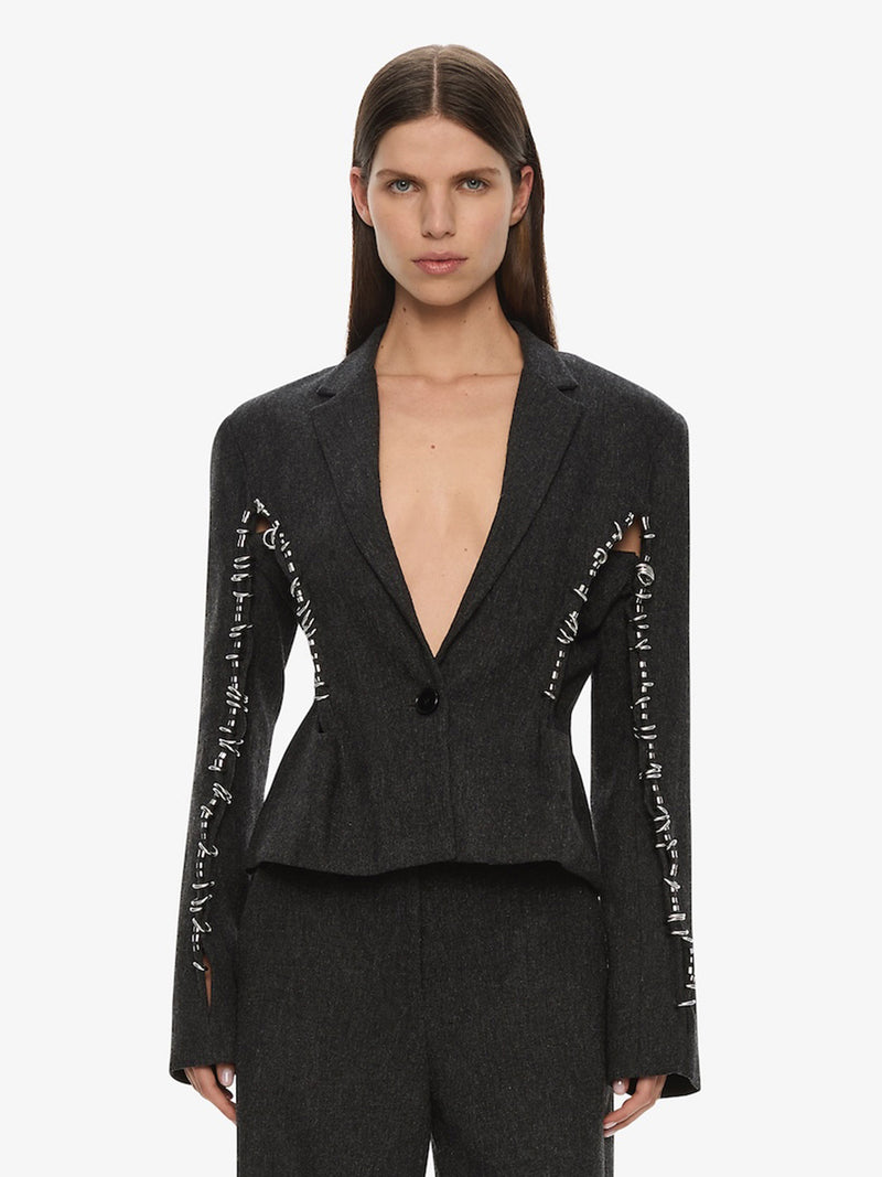 Palmas Pierced Blazer - Image 1
