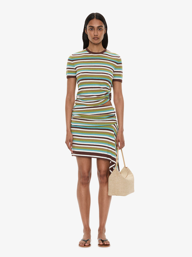 Stripe Knit Orbit Tee