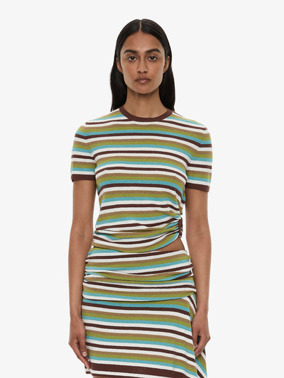 Stripe Knit Orbit Tee