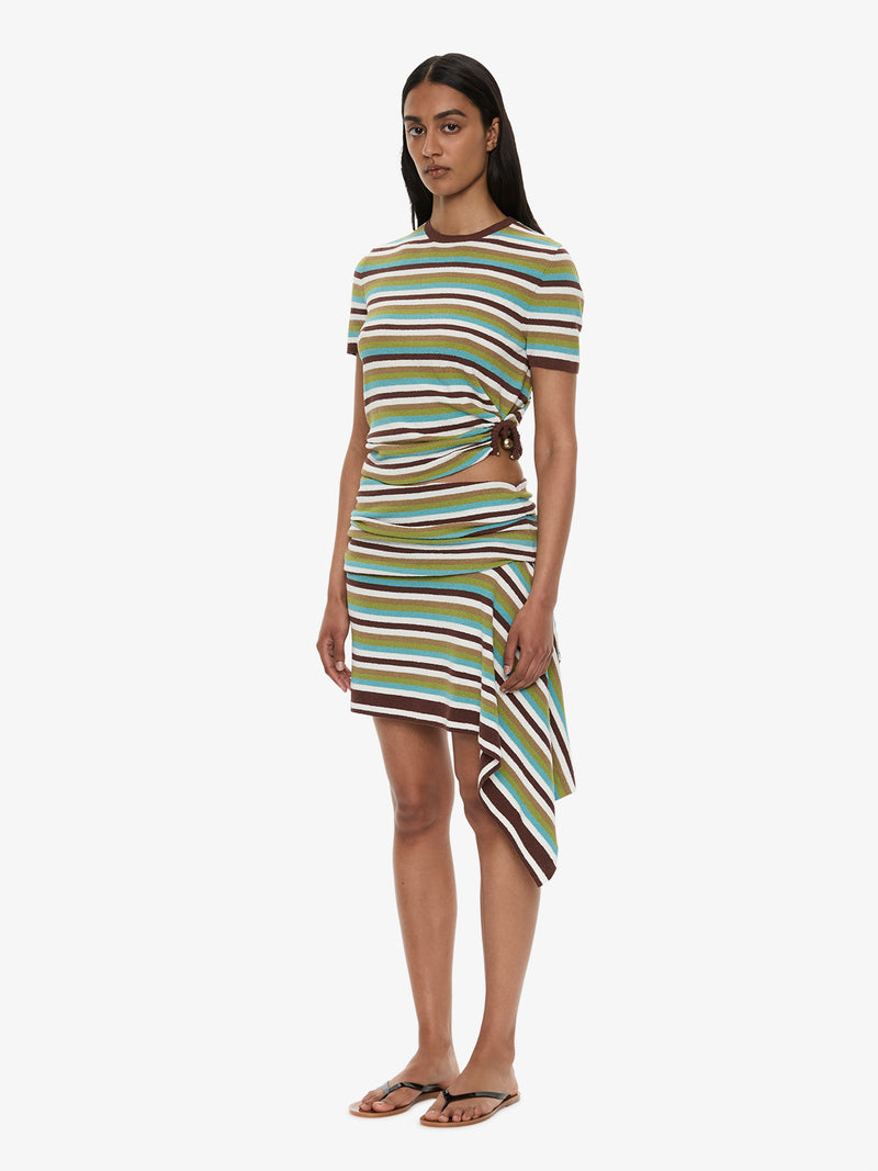 Stripe Knit Orbit Tee - Image 4