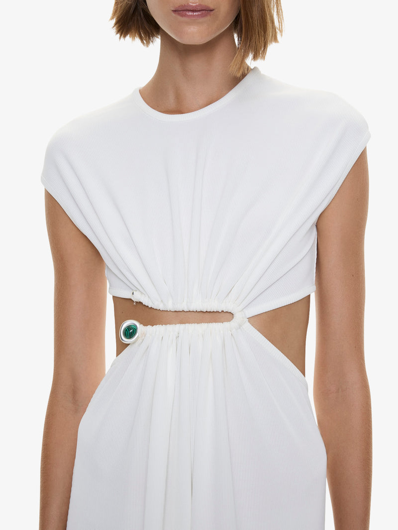 Droplet Crystal Clasp Tank Dress - Image 3