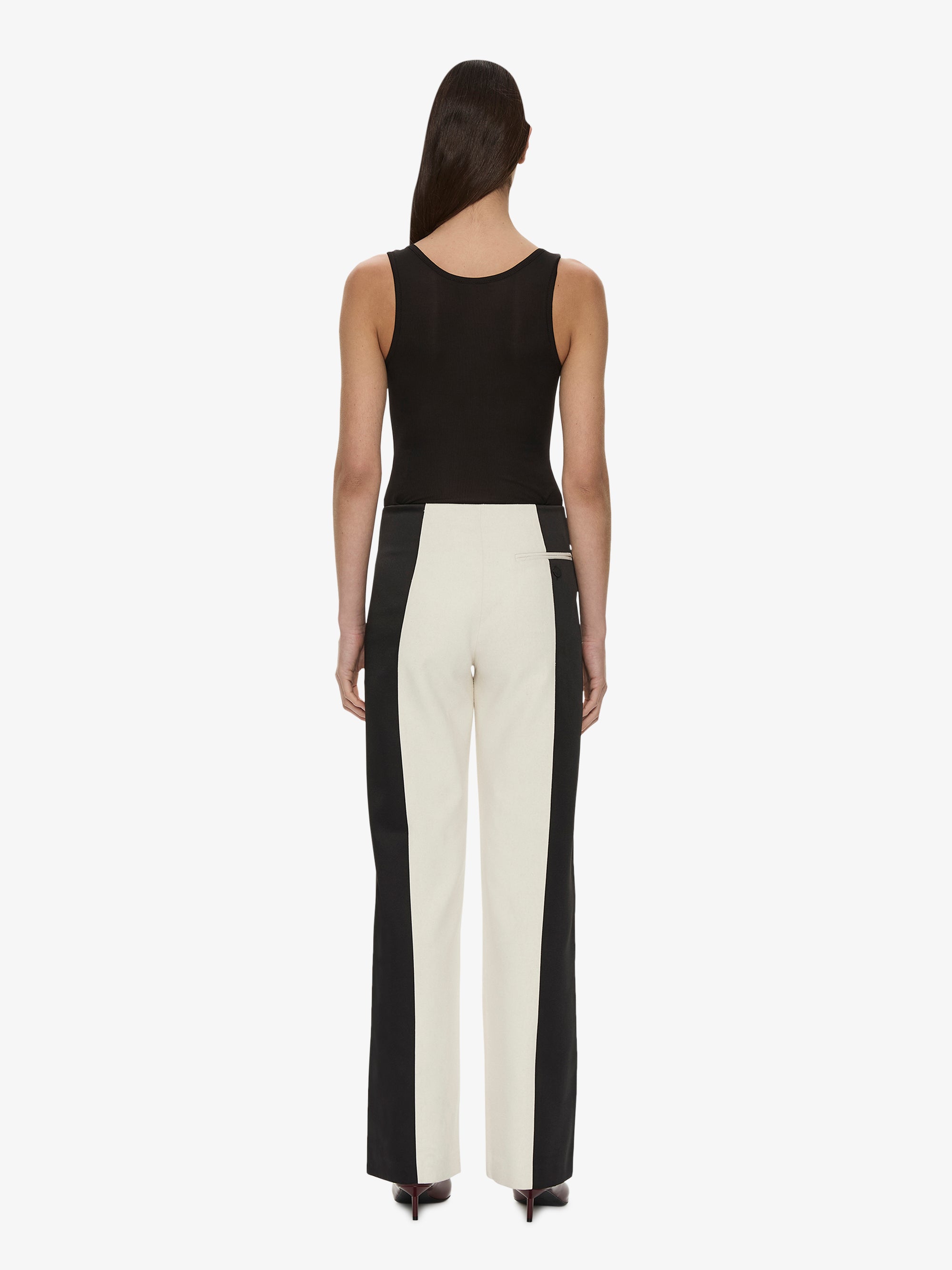 Tuxedo Contrast Silk Trouser